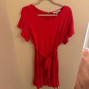 Loft red dress